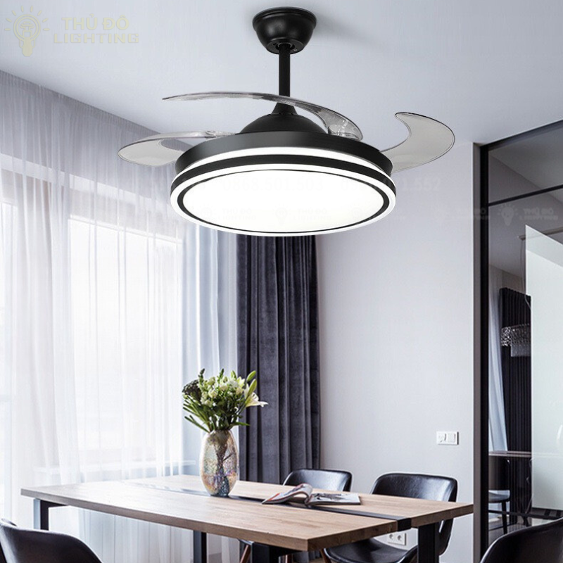  Quạt trần đèn 4 cánh-QT48/QT52 