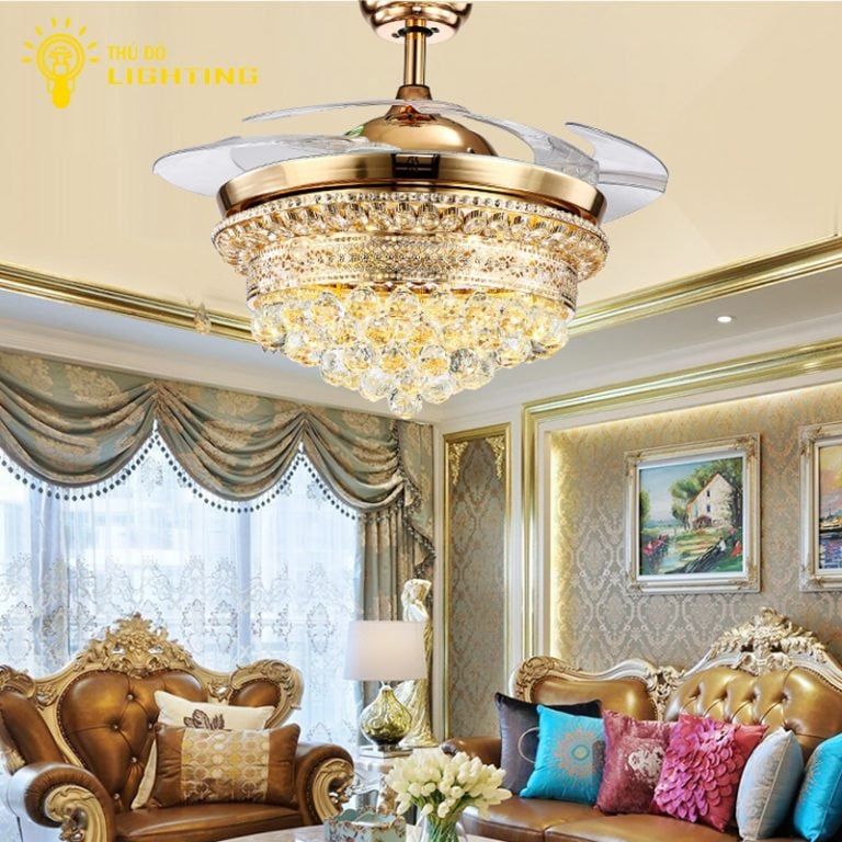  Quạt Trần Đèn 4 Cánh QT78/QT79 