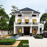  Biệt thự mái thái 