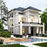  Biệt thự mái thái 
