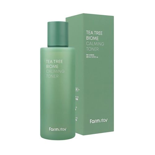  Nước hoa hồng dưỡng ẩm sâu chiết xuất Tràm Trà Farmstay Tea Tree Biome Calming Toner 