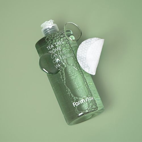 Bộ nước tẩy trang dịu nhẹ chiết xuất Tràm trà FarmStay Tea Tree Biome Calming Cleansing Water Set 