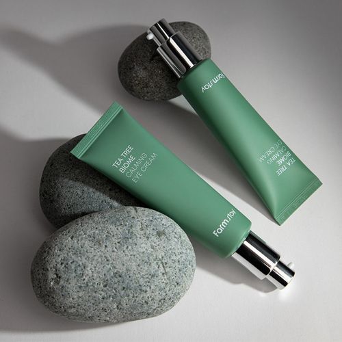  Kem dưỡng mắt giảm quầng thâm Tràm Trà Farmstay Tea Tree Biome Calming Eye Cream 