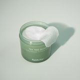  Bông nước hoa hồng giúp da căng bóng Tràm Trà Farmstay Tea Tree Biome Calming Toner Pad 