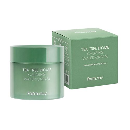  Kem dưỡng cho da khô chiết xuất Tràm trà Farmstay Tea Tree Biome Calming Water Cream 