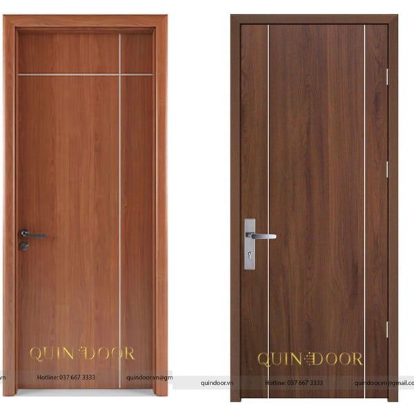  Cửa composite phủ PVC soi chỉ 90x220 