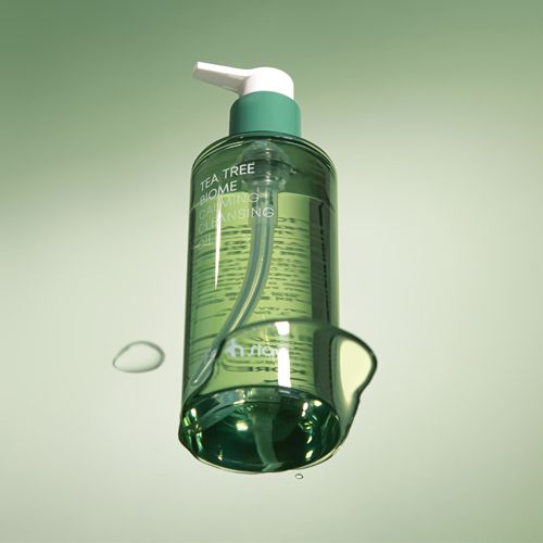  Dầu tẩy trang làm sạch sâu tinh chất Tràm trà Farmstay Tea Tree Biome Calming Cleansing Oil 