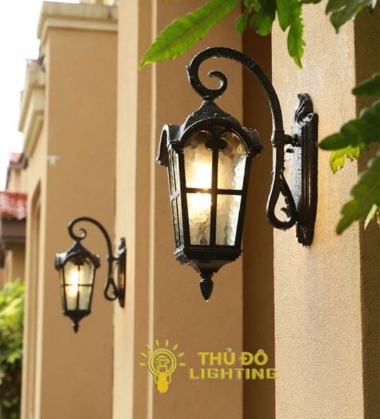  Đèn Tường Châu Âu TNT34 Đen 