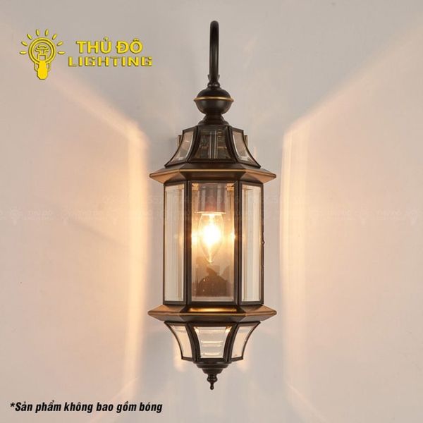  Đèn Tường Đồng TNT70 Đen 