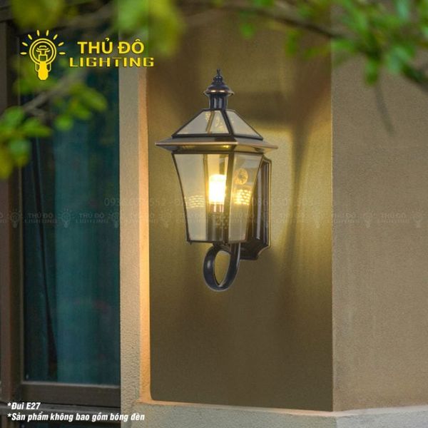  Đèn Tường Đồng TNT64 Đen 