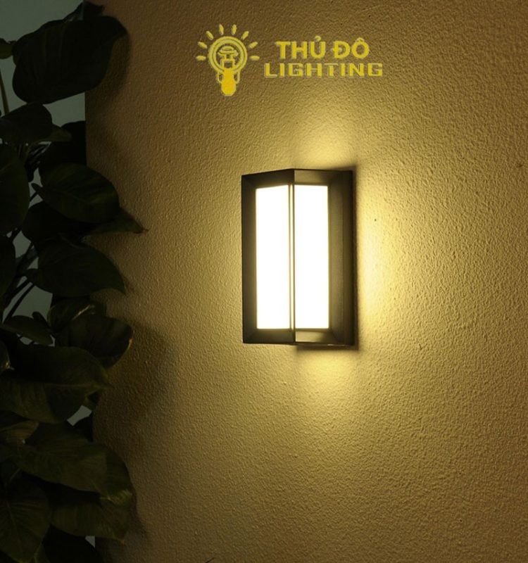  Đèn Tường Hiện Đại Trụ Viền Đen 