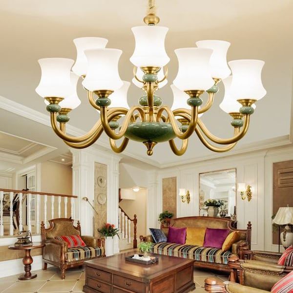  Đèn chùm thuỷ tinh Ø1000mm YN-1689-12 