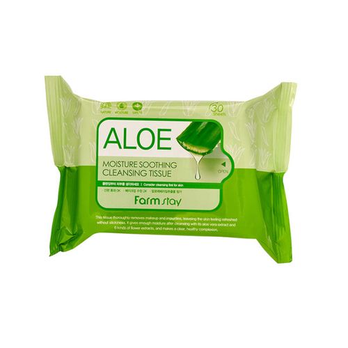  Farmstay Aloe Moisture Soothing Cleansing Tissue 