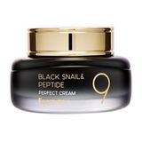  Kem Dưỡng FARMSTAY Black Snail & Peptide9 Perfect Cao Cấp Chứa Dịch Nhầy Ốc Sên Đen Kết Hợp 9 Loại Peptide Giúp Phục Hồi, Dưỡng Ẩm Và Làm Săn Chắc Da Toàn Diện 55ml-Farmstay Black Snail & Peptide9 Perfect Cream 