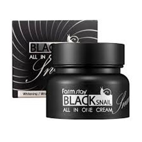  Kem Dưỡng Da Ốc Sên Đen Farmstay Black Snail All-In-One Cream – Dưỡng Ẩm, Làm Sáng & Chống Lão Hóa-Farmstay black snail all-in-one cream 