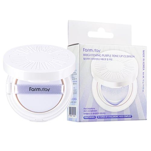 Farmstay Brightening Purple Tone Up Cushion 