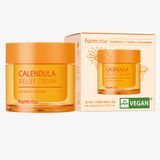  Kem Dưỡng Phục Hồi Da FARMSTAY Calendula Relief Với Chiết Xuất Hoa Cúc Vạn Thọ, Mang Đến Cảm Giác Dịu Nhẹ Và Tươi Mát, Giúp Làn Da Khô Ráp, Nhạy Cảm Trở Nên Mềm Mại, Khỏe Mạnh Hơn 80ml-Farmstay Calendula Relief Cream 