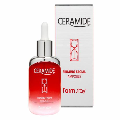  Tinh chất làm săn chắc da mặt với Lipid tự nhiên Farmstay Ceramide Firming Facial Ampoule 