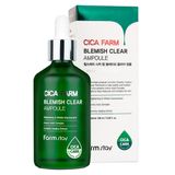 Tinh Chất Cô Đặc FARMSTAY Cica Farm Blemish Clear Chiết Xuất Rau Má Và Các Thành Phần Dưỡng Da Tự Nhiên, Giúp Làm Dịu, Giảm Mụn Và Mờ Thâm Hiệu Quả, Mang Lại Làn Da Sáng Khỏe, Mịn Màng 100ml-Farmstay Cica Farm Blemish Clear Ampoule 