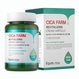  Tinh Chất Cô Đặc Dạng Kem FARMSTAY Cica Farm Revitalizing Chiết xuất Rau Má, Kết Hợp Cùng Nhiều Thành Phần Làm Dịu Và Phục Hồi, Mang Lại Làn Da Khỏe Mạnh, Ẩm Mượt Và Tươi Sáng 250ml-Farmstay Cica Farm Revitalizing Cream Ampoule 