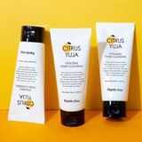  Farmstay Citrus Yuja Vitalizing Foam Cleansing-Sữa rửa mặt tạo bọt sáng da 