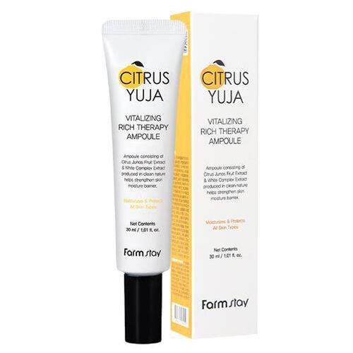  Farmstay Citrus Yuja Vitalizing Rich Therapy Ampoule 