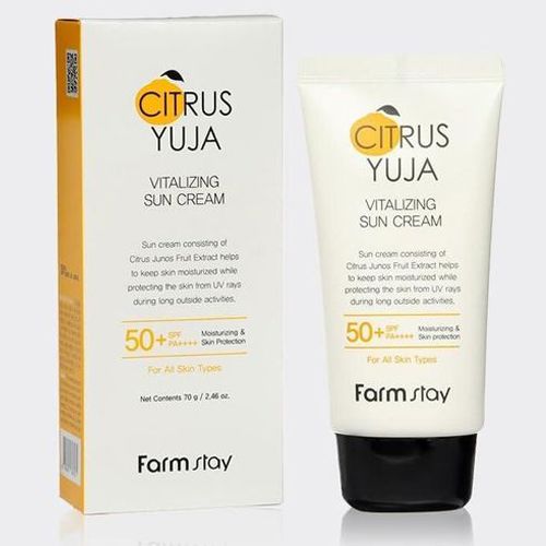  Farmstay citrus yuja vitalizing sun cream 