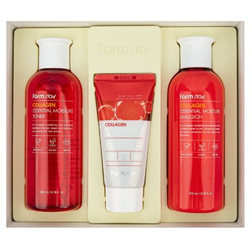  Farmstay Collagen Essential Moisture Skin Care 3Set 