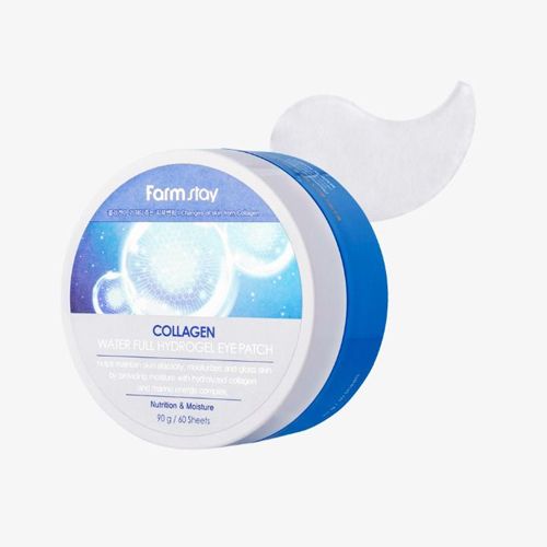  Farmstay Collagen Water Full Hydrogel Eye Patch-Mặt nạ mắt dưỡng ẩm sâu, giảm nếp nhăn 