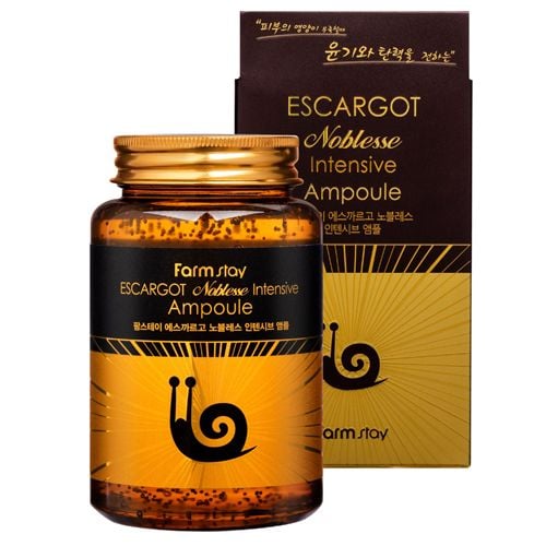  Farmstay Escargot Noblesse Intensive Ampoule-Tinh chất phục hồi sạm da và ngăn ngừa lão hóa 