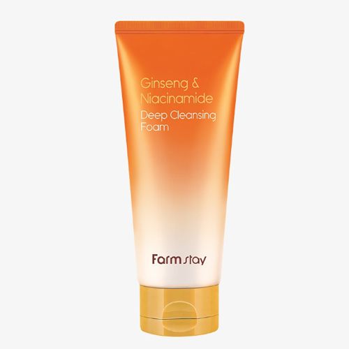  Farmstay Ginseng & Niacinamide Deep Cleansing Foam 