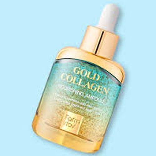  Serum dưỡng ẩm sâu, giảm nếp nhăn Vàng 24k Farmstay Gold Collagen Nourishing Ampoule 