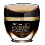  Kem dưỡng chống lão hóa da cao cấp Vàng 24k Farmstay Gold Snail Premium Cream 