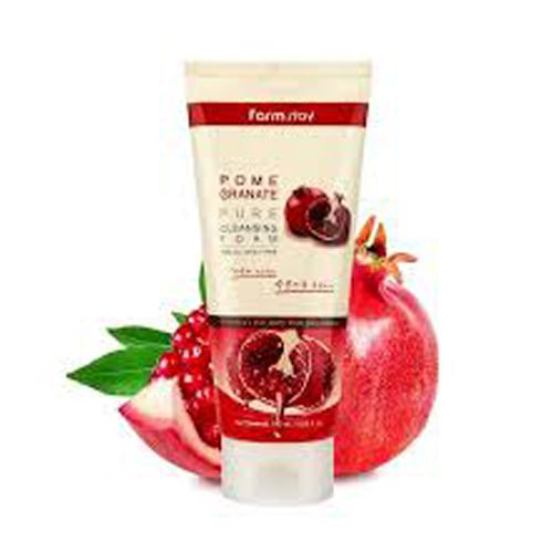  Sữa Rửa Mặt Farmstay Pomegranate Pure Cleansing Foam 180ml – Cấp Ẩm & Cải Thiện Lão Hóa-Farmstay granate pure cleansing foam 