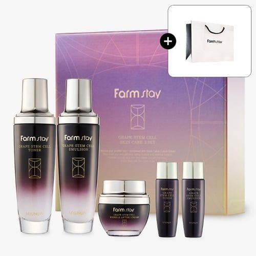  Farmstay Grape Stem Cell skin care 3set 