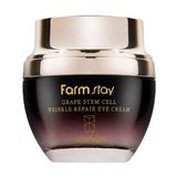  Kem Dưỡng Mắt FARMSTAY Grape Stem Cell Extract Chứa Tế Bào Gốc Từ Nho Giúp Chăm Sóc Làn Da Mỏng Manh Quanh Mắt, Cải Thiện Nếp Nhăn Và Dấu Hiệu Lão Hóa 50ml-Farmstay Grape Stem Cell Wrinkle Repair Eye Cream 