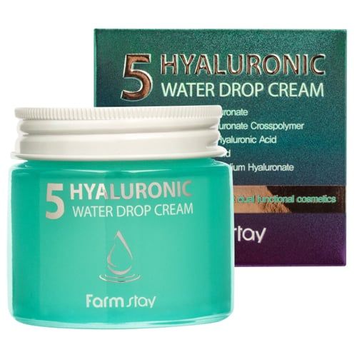  Farmstay hyaluronic5 Water Drop Cream-Kem dưỡng da cao cấp 5 loại Hyaluronic Acid 