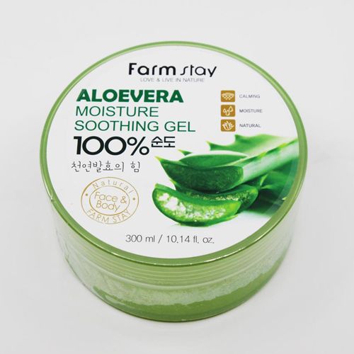  Farmstay moisture soothing gel aloevera 