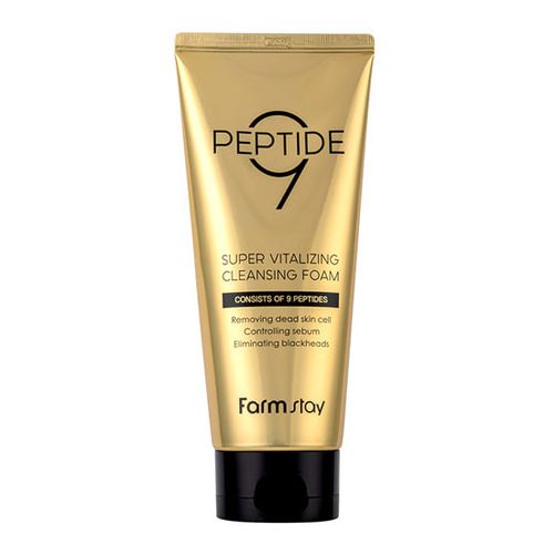  Farmstay Peptide9 Super Vitalizing Cleansing Foam 