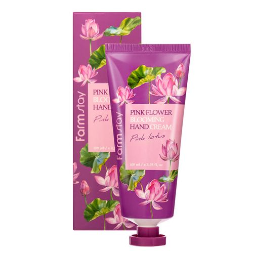 Farmstay Pink Flower Blooming Hand Cream Pink Lotus 