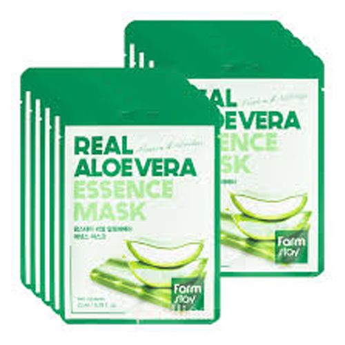  Mặt Nạ Tinh Chất Lô Hội Farm Stay – Dưỡng Ẩm Sâu, Làm Dịu Da, Mặt Nạ Hàng Ngày- Farmstay real aloe vera essence mask 