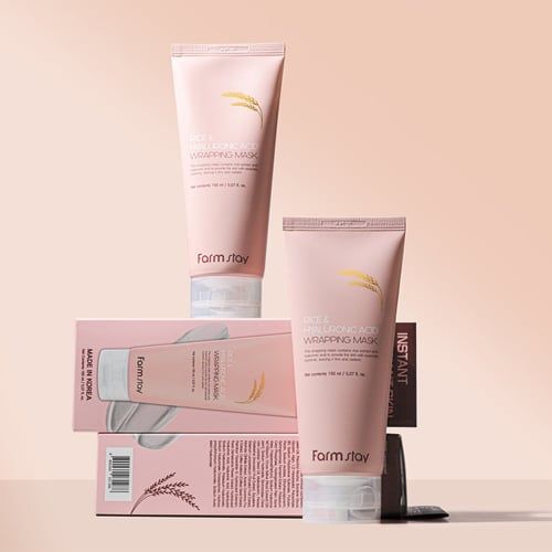  Farmstay Rice & Hyaluronic Acid Wrapping Mask 