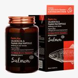  Tinh chất chống lão hóa, nếp nhăn dầu Cá hồi Farmstay Salmon Oil & Peptide Vital Ampoule 