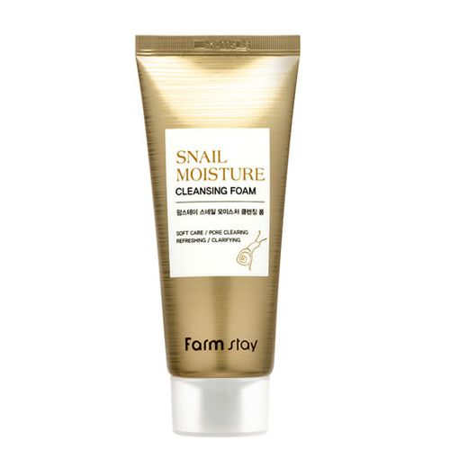  Sữa Rửa Mặt FARMSTAY Snail Moisture Chứa Dịch Nhầy Ốc Sên, Giúp Làm Sạch Sâu, Duy Trì Độ Ẩm Và Phục Hồi Làn Da100ml-Farmstay Snail Moisture Cleansing Foam 
