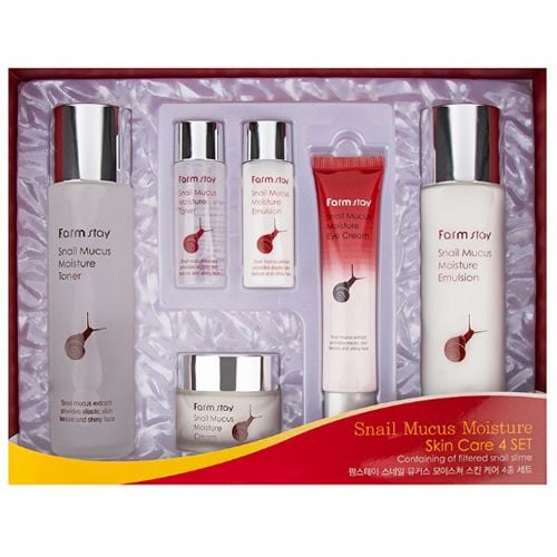  Farmstay Snail Mucus Moisture Skin Care 4 Set 