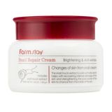  Kem Dưỡng FARMSTAY Snail Repair Chứa Dịch Nhầy Ốc Sên Giúp Tái Tạo, Dưỡng Ẩm Và Làm Mờ Nếp Nhăn 100ml-Farmstay Snail Repair Cream 