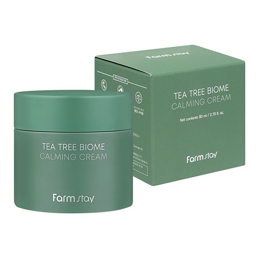  Kem dưỡng cho da khô chiết xuất Tràm trà Farmstay Tea Tree Biome Calming Cream 