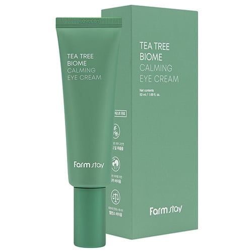  Kem dưỡng mắt giảm quầng thâm Tràm Trà Farmstay Tea Tree Biome Calming Eye Cream 