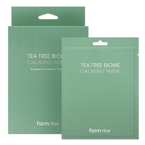  Mặt nạ cho da nhạy cảm chiết xuất Tràm Trà Farmstay Tea Tree Biome Calming Mask 
