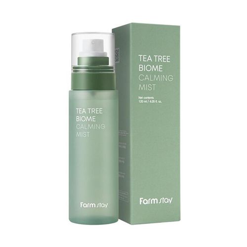  Xịt khoáng dưỡng ẩm làm dịu da chiết xuất Tràm trà-Farmstay tea tree biome calming mist 